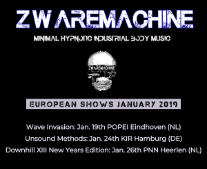 Zwaremachine European shows JAN2019 dates no image